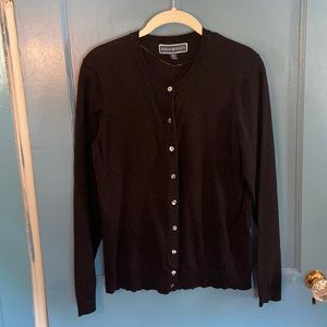 Black Button Down Cardigan